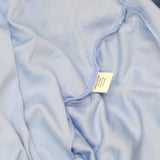 Ny Collection Womens Petite Short Sleeve Belted Swiss Dot Dress Sky Blue PM