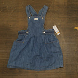 Calvin Klein Girls Denim Skirtall Dress CKSII56R-999 Blue 6X