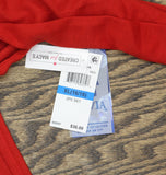 Max And Olivia Boys 2-Piece Pajama Sleep Shirt Bottom Set Red / Black XL (16/18)