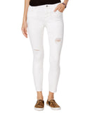 Vanilla Star Juniors Ripped Skinny Jeans White Wash 13