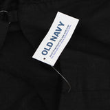 Old Navy Womens Linen Sleeveless Stretch Back Mini Tunic Dress Black 3X
