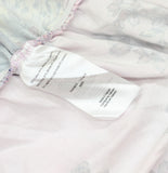 Motherhood Maternity V-Neck Side Ruched Maternity Tee Pink Print Stripe M