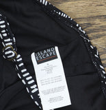 Island Escape Womens Tankini Swim Top Black Multi 8
