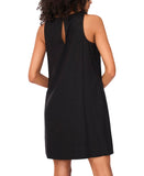 MSK Womens Sleeveless Shift Mini Dress 93683741X Rich Black L