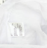 INC International Concepts Tab Long Sleeve Collared Tunic Blouse Bright White M