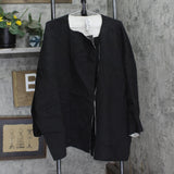 MarlaWynne Womens Plus Size Double Faced Melton Wool Blend Coat 613270 Black 1X