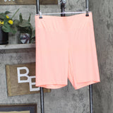 Jenni Womens BRIGHT Ribbed Bike Shorts 100127609MS Neon Coral Pink XL