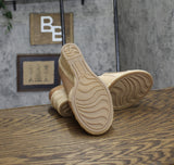 Easy Street Womens Jasper Wedge Sandal JASPR Natural Thai Silk Brown 8W