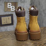 Wild Fable Womens Lace Up Faux Suede Combat Boots Tan Brown 7M