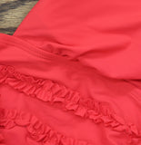Mimi Flamingo Soleil Solids Sonny One Piece Swimsuit 900050231 Punch Pink Red 4