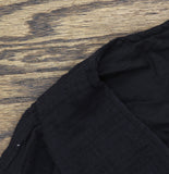 Motherhood Maternity Long Sleeve Scoop Neck Maternity Maxi Dress Core Black S