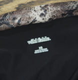Wild Fable Womens Mesh Long Sleeve Off the Shoulder Party T-Shirt Brown Multi XS