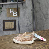 Cat & Jack Toddler Girls Madigan Slip-On Glitter Sneakers 90321443 Rose Gold 5T