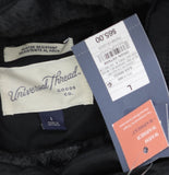 Universal Thread Full-Zip Snap Hooded Parka Jacket with Drawstring Black L