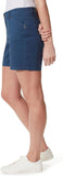 Bandolino Plus Size Amalia Classic High Rise 6" Jean Short Freshwater Blue 24W