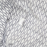 Ny Collection Womens Petites Button Down Crew Neck Blouse White Black Justin LP