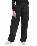Champion Womens High Rise Snap Cuff Wide Leg Pants M3233 Black XL