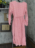 Isabel Maternity By Ingrid & Isabel Woven Long Sleeve Tie-Waist Maternity Dress
