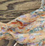 ASTR The Label Womens Woven Strappy Open Back Maxi Dress Pink Multi S