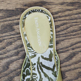 Enzo Angiolini Womens Vintage Slip On Sandals 1673fb373beee1 Green 6M