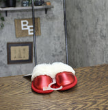 Cat & Jack Toddler Girls Boys Lila Metallic Scuff Slippers 91309311 Red 5T-6T