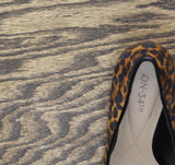On 34th Womens Jeules Pointed-Toe Slip On Pumps Leopard Microsuede 7M