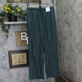 Auden Striped Flannel Pajama Pants 94634561 Green S