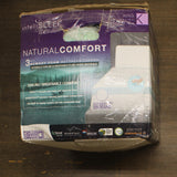 Intellisleep Natural Comfort 3" Memory Foam Mattress Topper White King