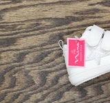 Nina Toddler Girls Brinkly Bump Toe Sneakers BRINKLY-T White 5T