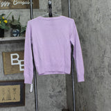 Art Class Girls XO Valentine's Day Pullover Sweater 92807659 Light Purple XL