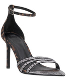 INC International Concepts Dress Sandals Stiletto Heels Leopard Brown 7M