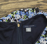 Tommy Hilfiger Chiffon Floral Fit & Flare Dress Sky Captain / Blue Multi 4