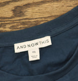 And Now This Knit Slim-Fit T-Shirt MR70790 Teal Blue Green XXL