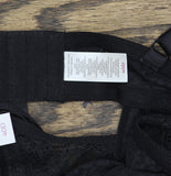 Adore Me Lynn Bustier Floral Leopard Lace Lingerie Corset 90038744 Jet Black 40D