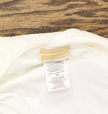 Michael Michael Kors Womens Zip-Front One-Piece Swimsuit Textured White 10