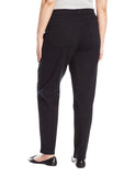 Gloria Vanderbilt Fit High-Rise Tapered Jeans Short Inseam Black 18W Short