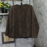 Universal Thread Womens Faux Fur Shearling Coat 94682680 Brown XL