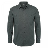 Wolverine Men's Plainwell Long Sleeve Shirt W1206410-031 Onyx Heather Gray L