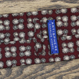 Artisphere Charles Vinson Mens 100% Silk 3 1/2" USA Made Necktie Maroon Red