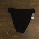 Bar III Womens Crochet High-Rise Side Tab Bikini Bottom MBGC25557 Black M