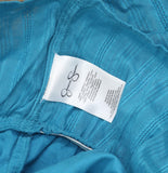 Jessica Simpson Ami Cotton Sweetheart Adjustable Tie Blouse Top Pagoda Blue XL