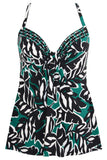Miraclesuit Women's Underwire Adjustable Tankini Swim Top Palma Black / Multi 16