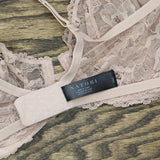 Natori Womens Eclipse Unlined Underwire Bra 726254 Rose Beige Brown 34C