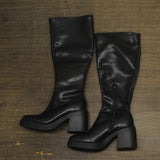 Wild Fable Womens Azzahya Tall Stretch Boots with Memory Foam Insole Black 8.5M