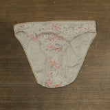 Charter Club Womens Everyday Cotton Bikini Panty Gray Multi M
