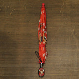 Disney Kids Girls Minnie Mouse Stick Umbrella with Clamshell Handle Red 21"