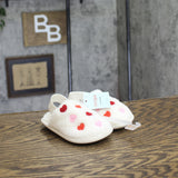 Cat & Jack Toddler Nova Valentine Hearts Scuff Slipper White Multi S (5T/6T)