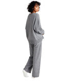 State Of Day Womens Indulge Rest Sweater Pewter Lounge 100188601MS Pewter Gray L