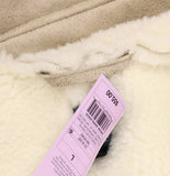 Wild Fable Shawl Collar Faux Shearling Belted Coat 94658648 Tan Brown L