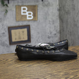 Wild Fable Jay Lace-Detail Flats with D-Toe 94646978 Black 8M